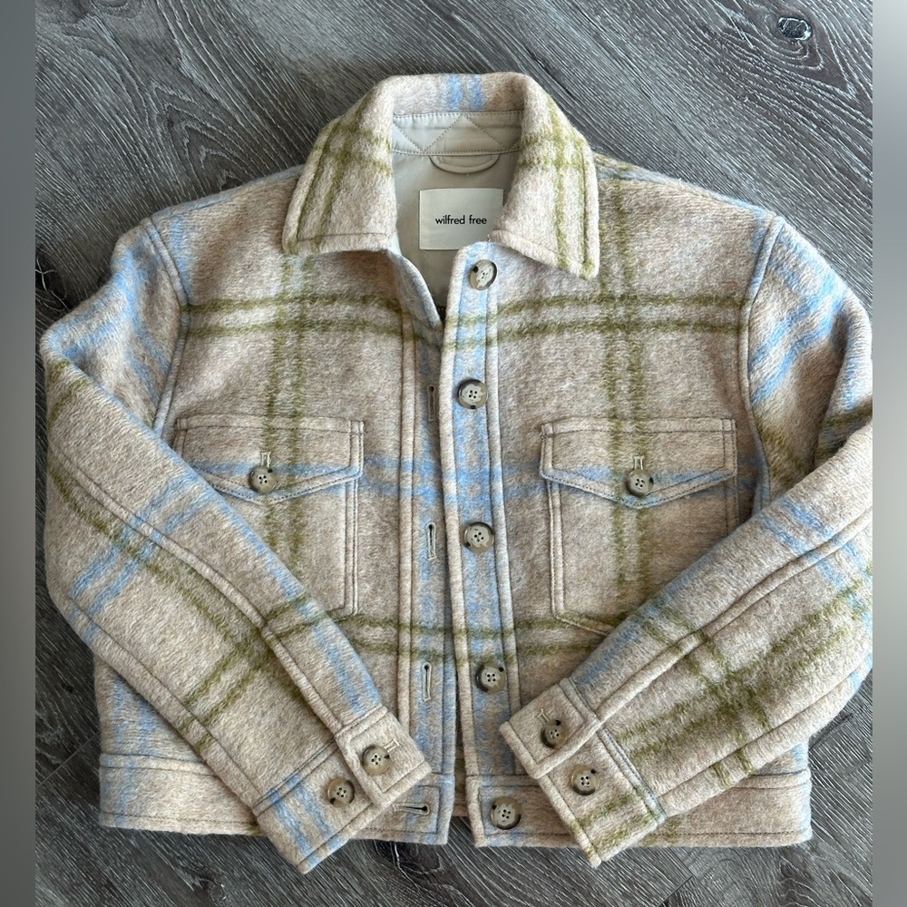 Wilfred Free Plaid Jacket